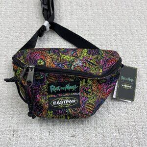 Eastpak x Rick and Morty Fanny Pack Rare Psychedelic AOP Waist Bag NWT Cartoon
